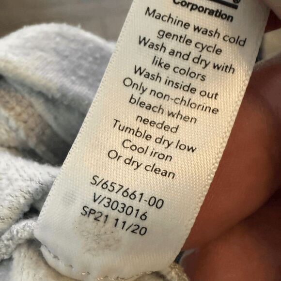 Athleta‎ Womens Studio To Street Balance Pullover Sweatshirt Gray White Medium - Picture 5 of 9